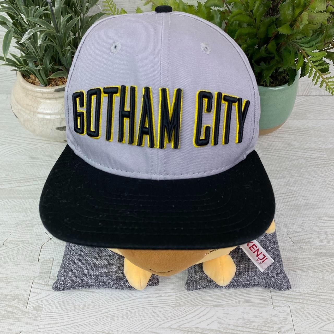 New era snap back cap Gotham City Batman grey Size... - Depop