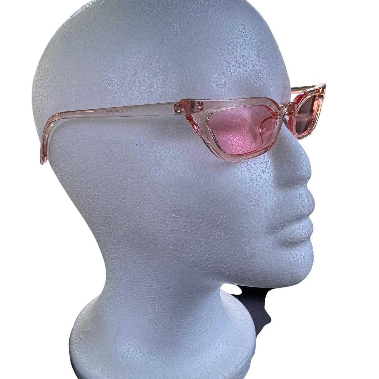 Handmade Women's Cat eye Sunglasses - Pink – VTG … - image 2