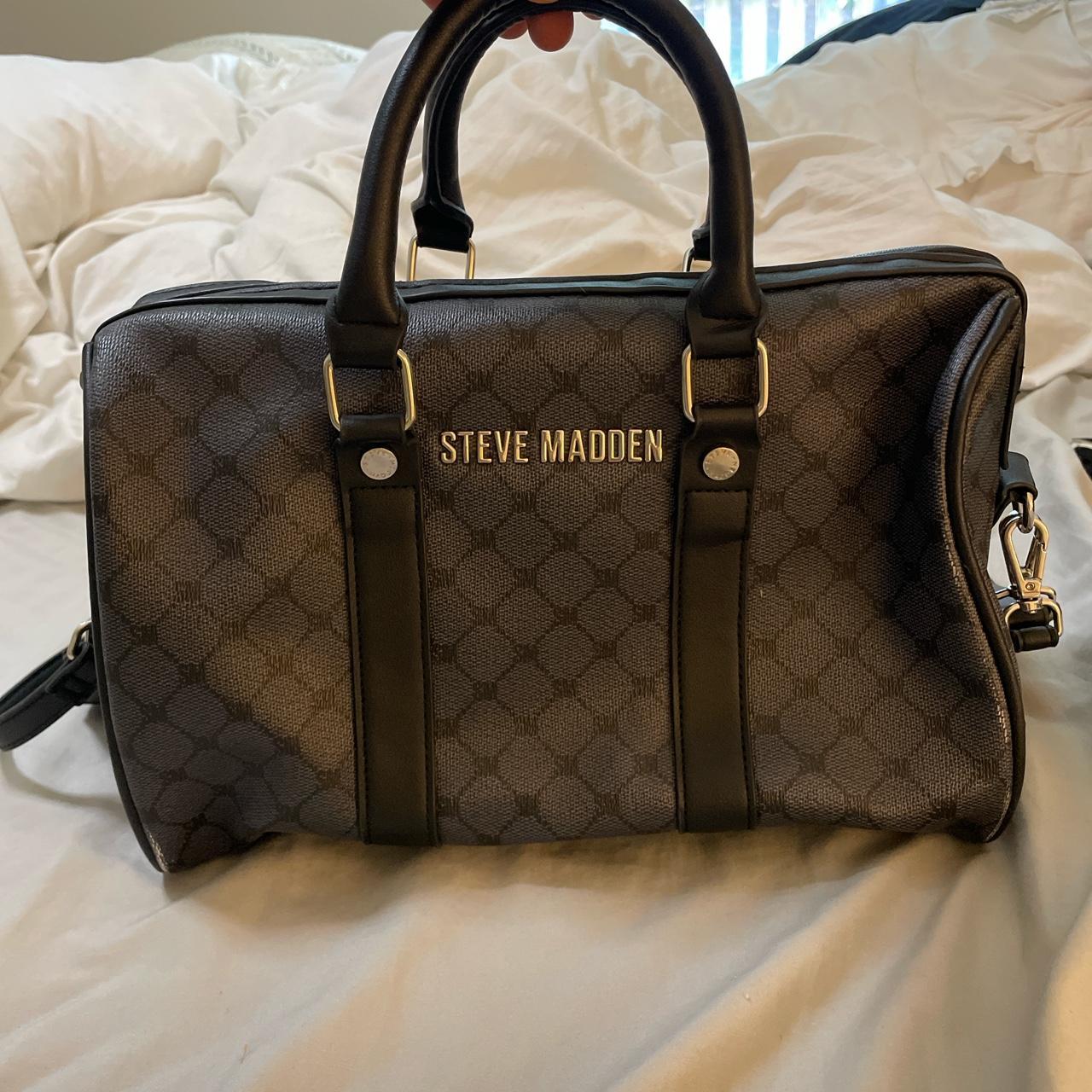 Steve Madden- black crossbody/ shoulder bag - Depop