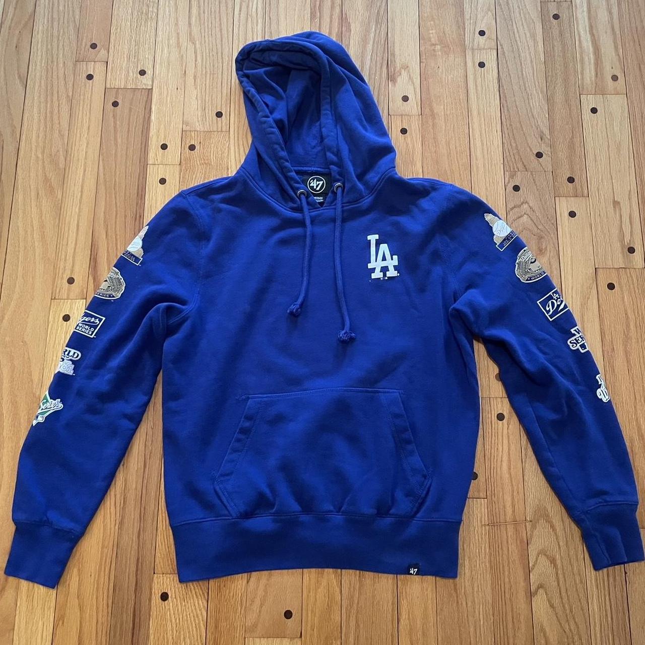 Los Angeles Dodgers World Series 47 Brand Hoodie... Depop