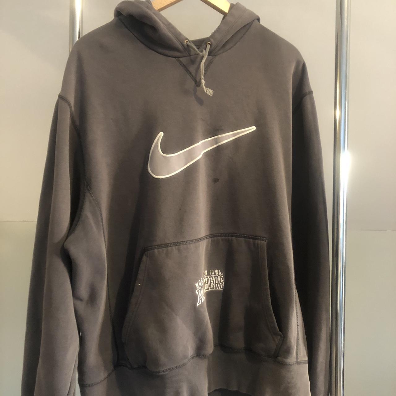 Nike center swoosh hoodie #vintage #cheap #depop... - Depop