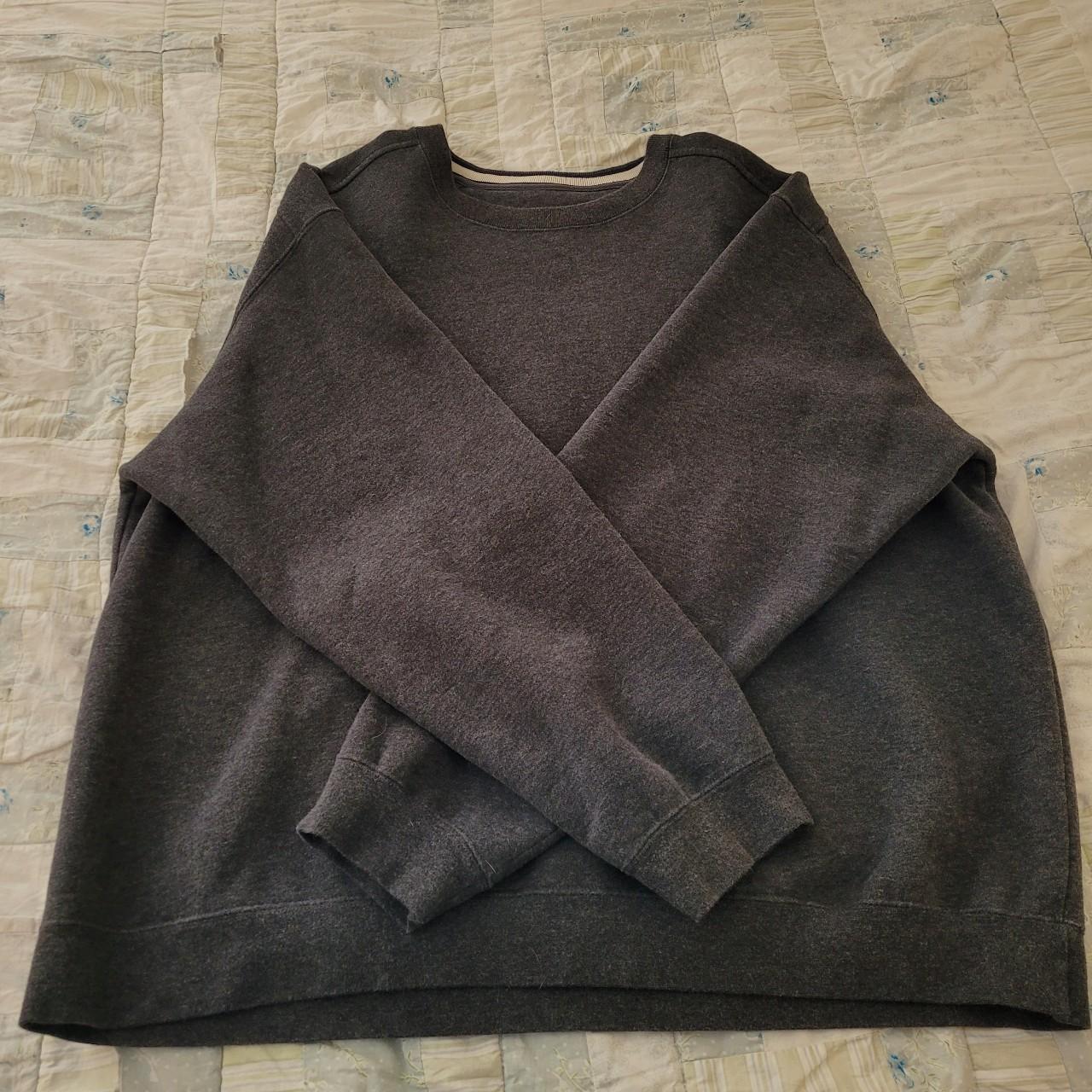 Croft & Barrow Men's Grey Sweatshirt | Depop