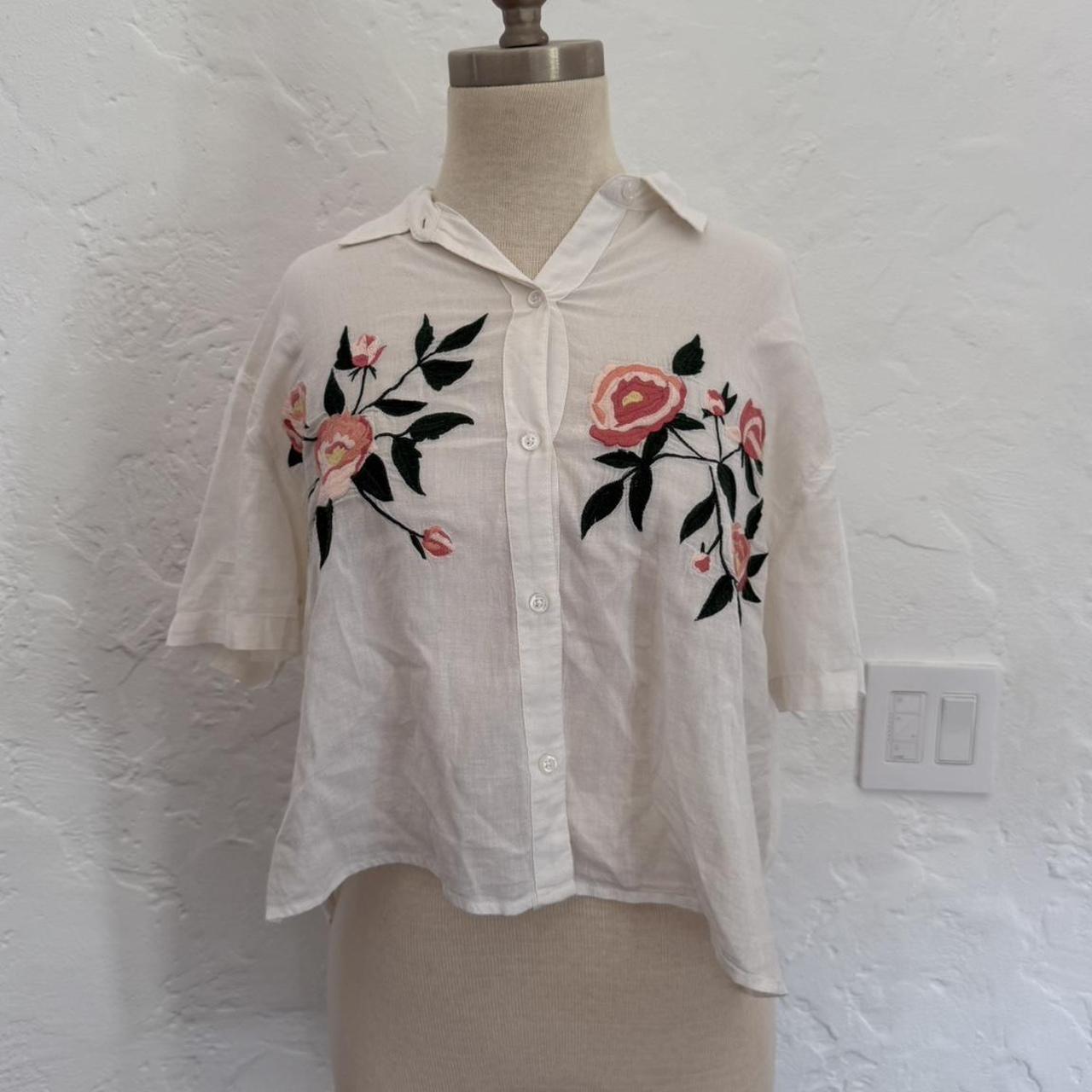 Rails Women's Blouse - White/Multi - M – Rails Wh… - image 1