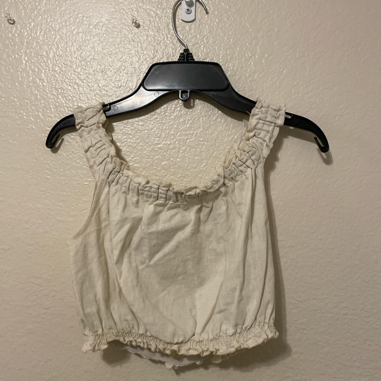 Type Tank top Color cream Size s Brand Pacsun... Depop