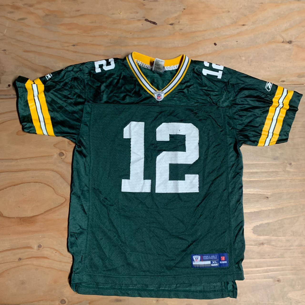 Aaron Rodgers Green Bay Packers Jersey #12 Reebok On - Depop