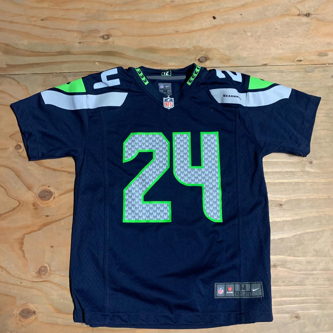 Marshawn Lynch NFL Seahawks Youth Medium... - Depop