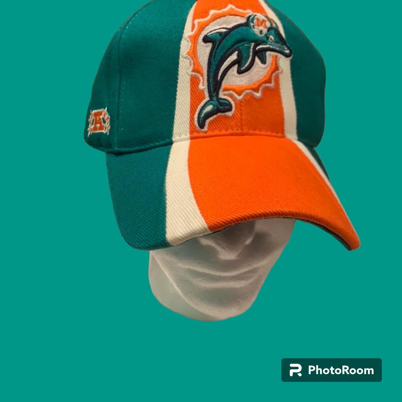 Reebok NFL Miami Dolphins Apparel On Field Hat Cap Adjustable Teal Orange  Reebok