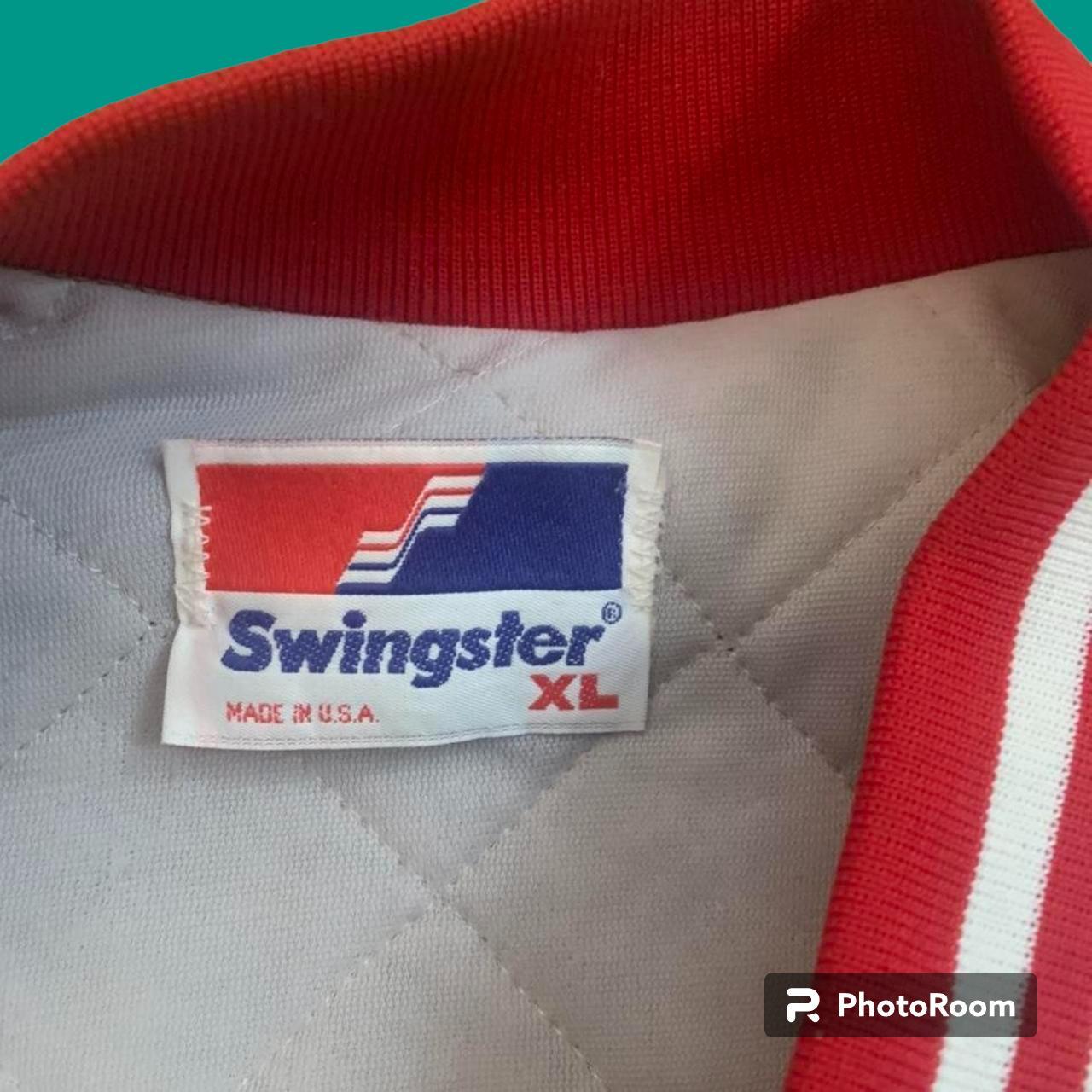 SAN FRANCISCO 49ERS SWINGSTER SATIN STARTER JACKET - Depop