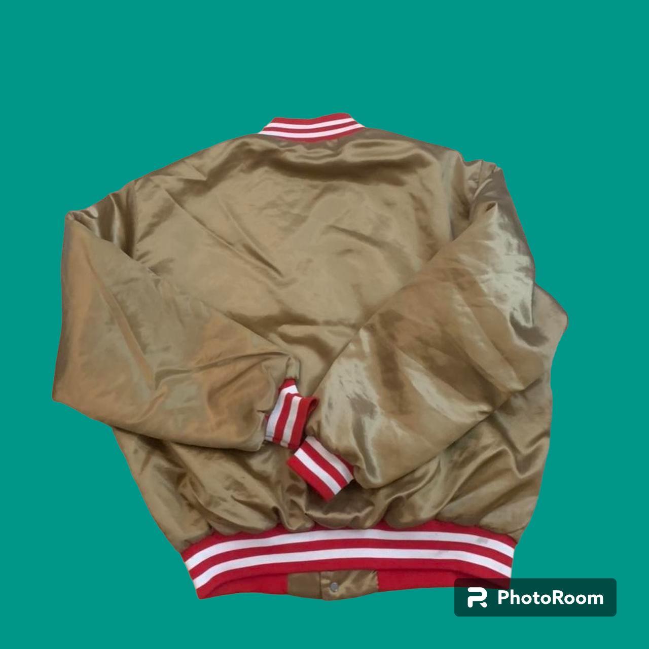 Vintage Swingster 49ers Satin Jacket, DEADSTOCK XL, - Depop