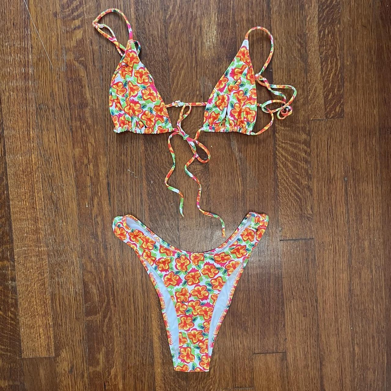 beautiful bikini from heavy manners. worn once. xs... - Depop