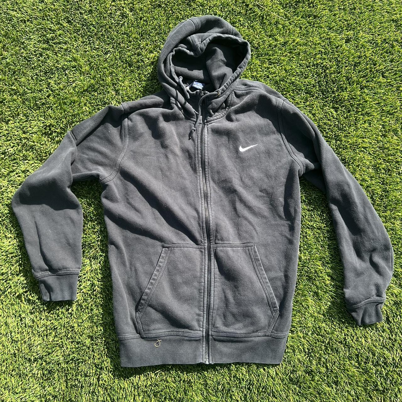 mens black and white nike jacket