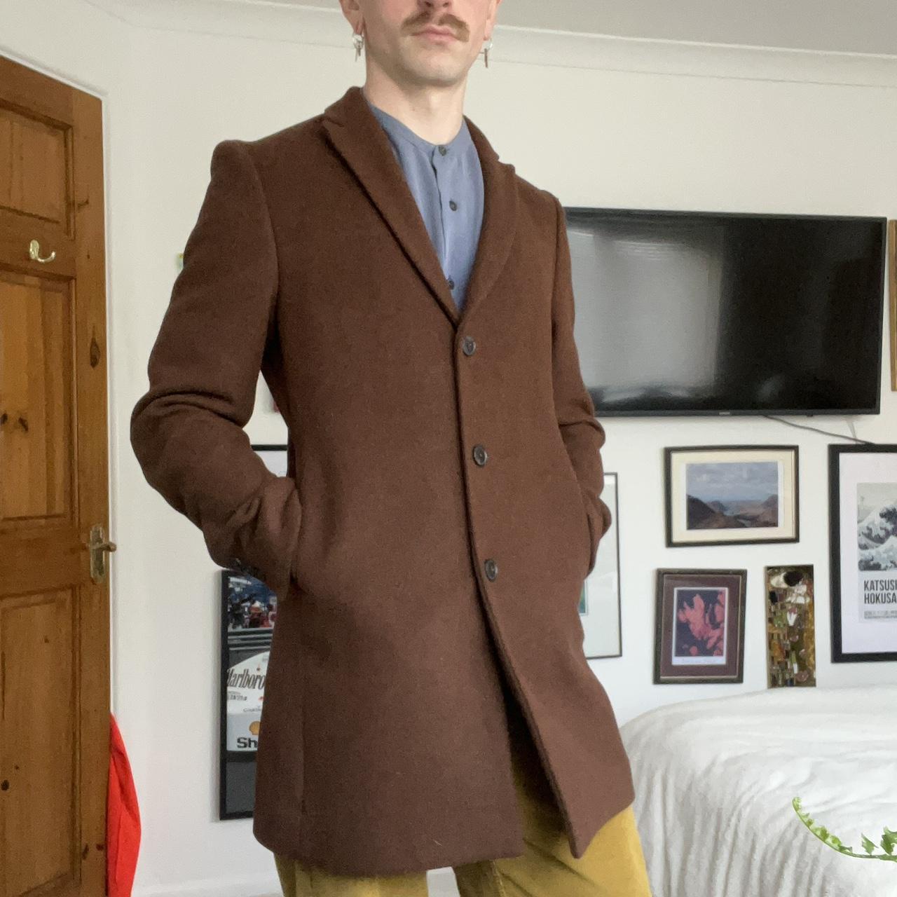 Smart brown dinner jacket Men’s size small 36”... Depop