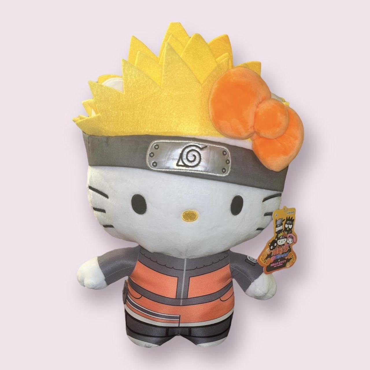hello kitty x naruto plush no noticeable flaws Depop