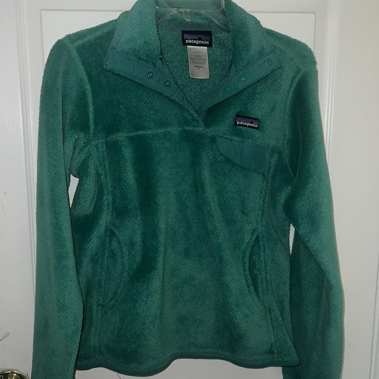 Women's Patagonia Synchilla Snap-T Re-Tool Mint Green Fleece