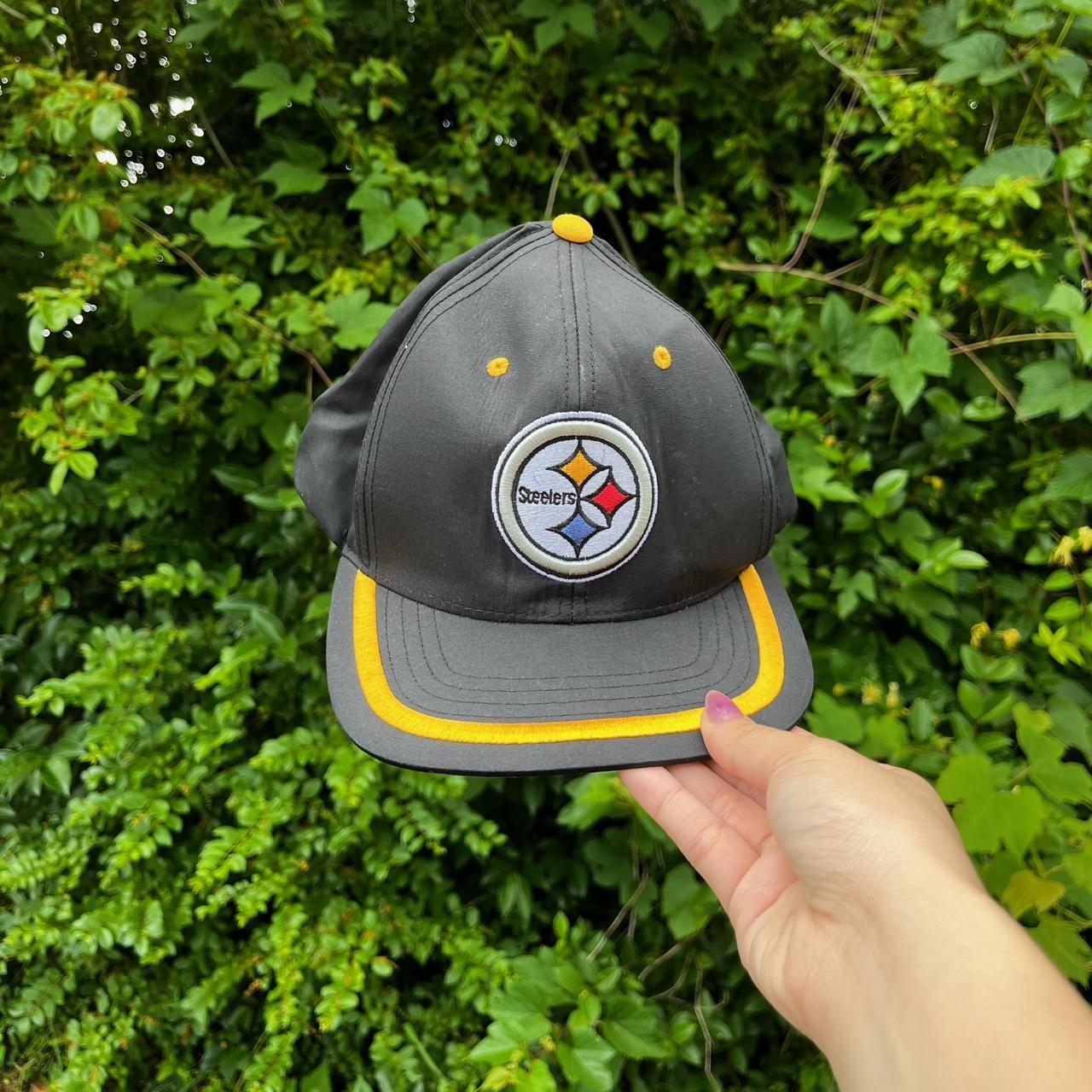 Vintage Steelers Snapback Pre-owned Washed - Depop