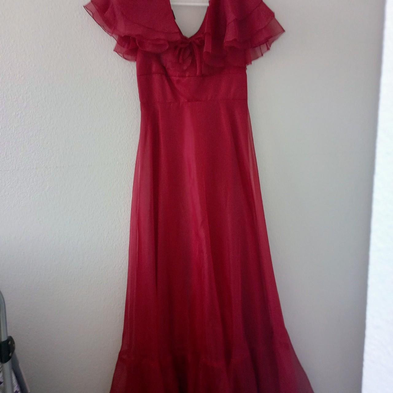 JCPenney Women's Red Dress Depop