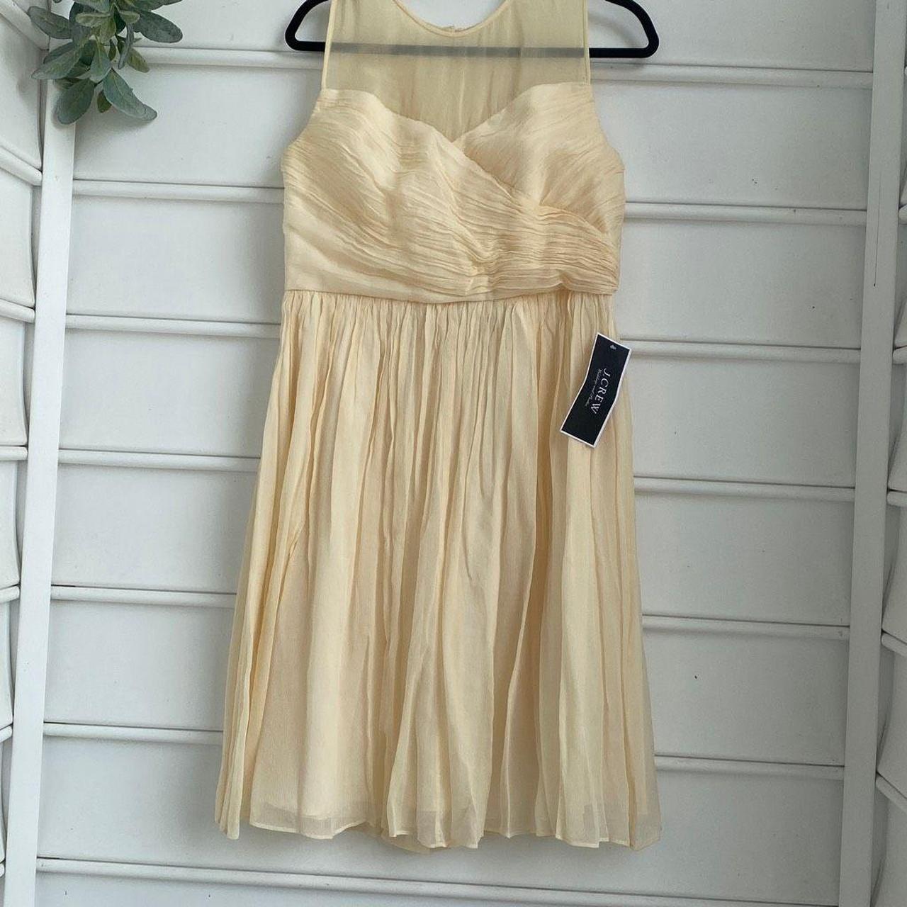 J crew chiffon outlet dress