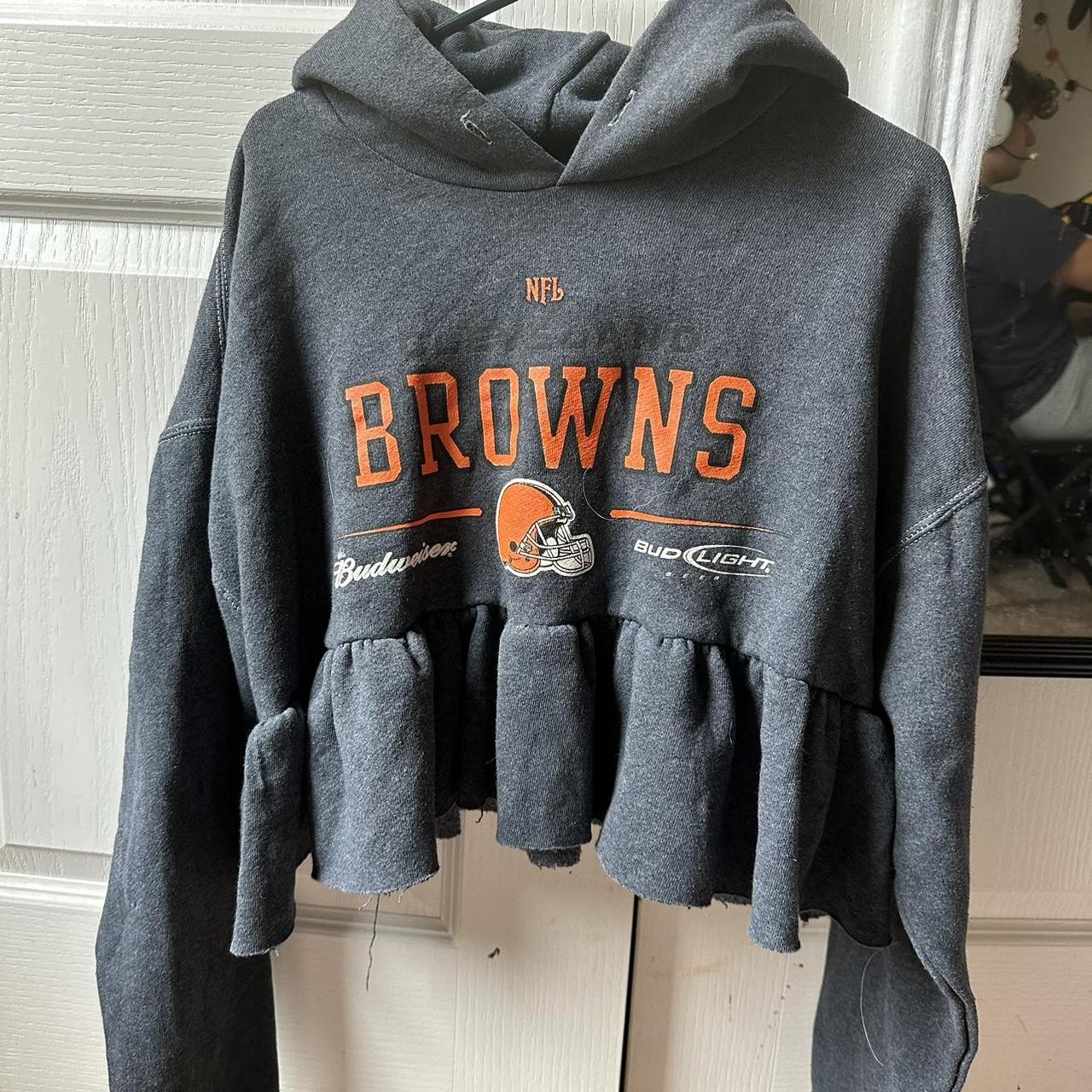 Kids Cleveland Browns Hoodie size 4 - Depop