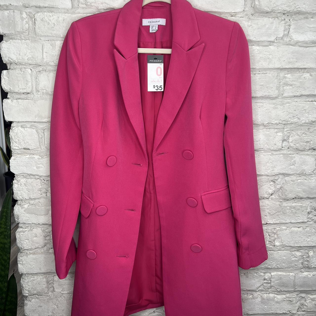 Primark pink coat hotsell