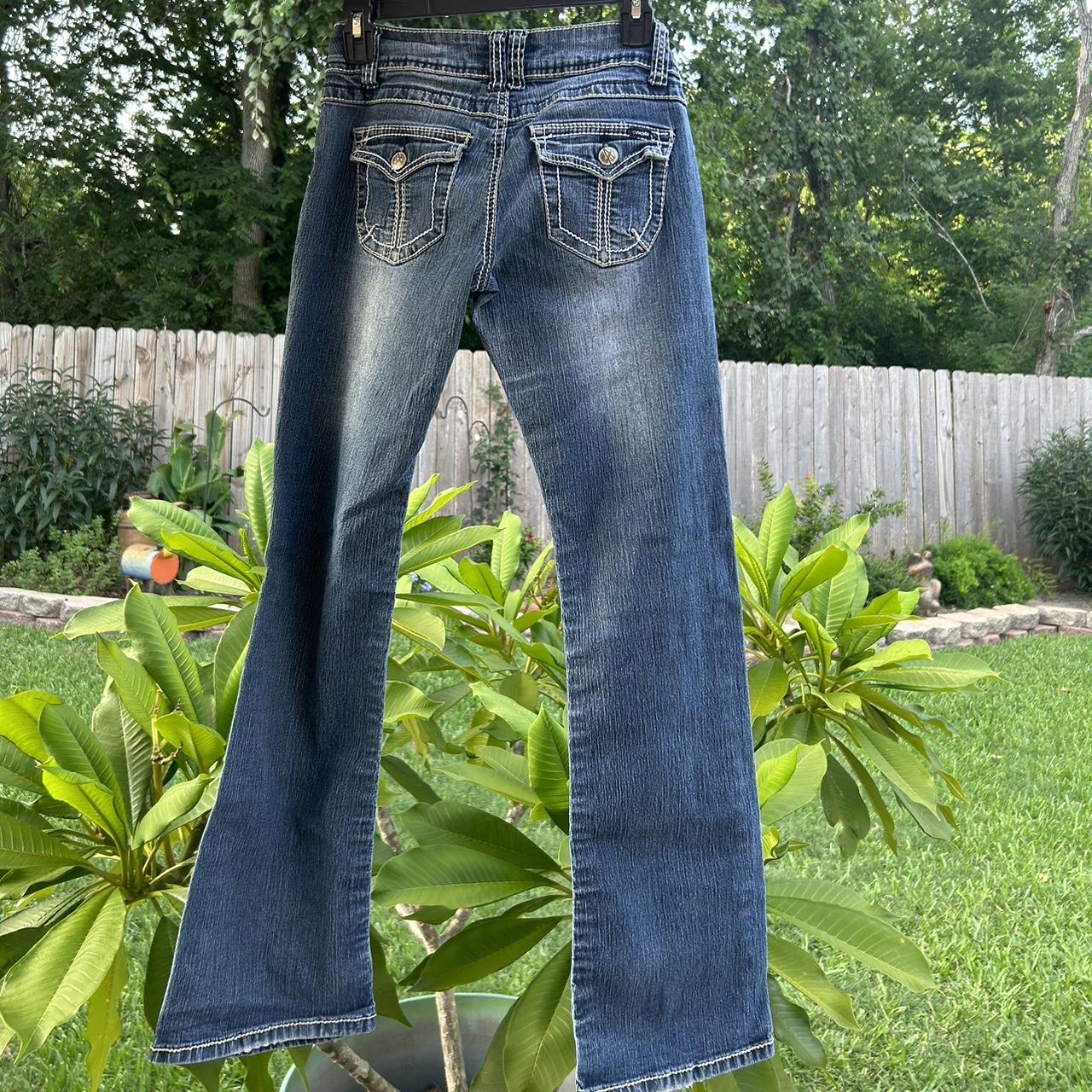 Vintage Y2K low rise size 9 Angels Jeans - the waist... - Depop