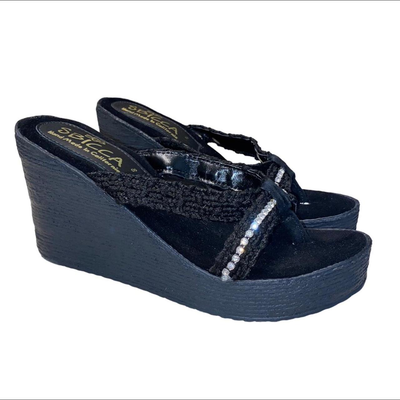 Sbicca 2024 black wedge