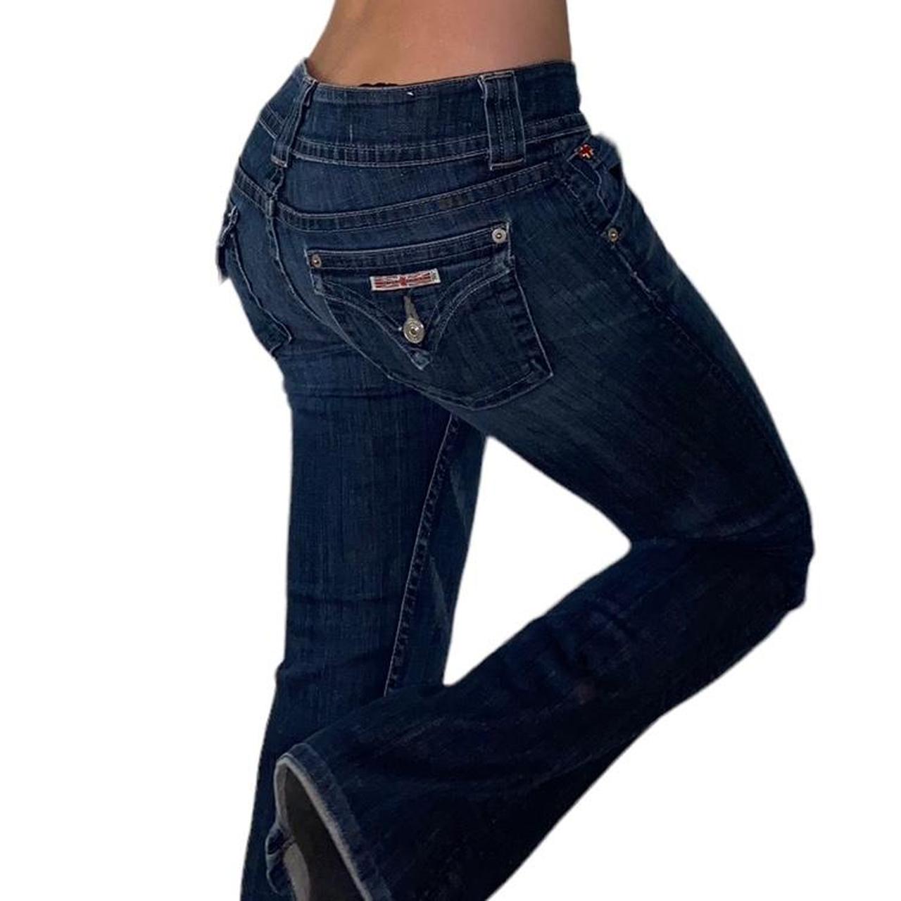 Hudson Jeans Women's Navy Jeans | Depop