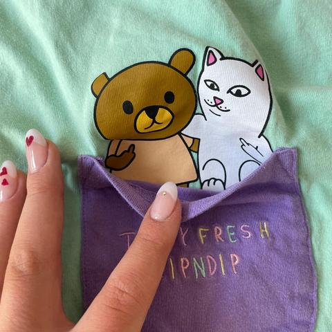 LIMITED EDITION Ripndip x Teddy Fresh T-Shirt... - Depop