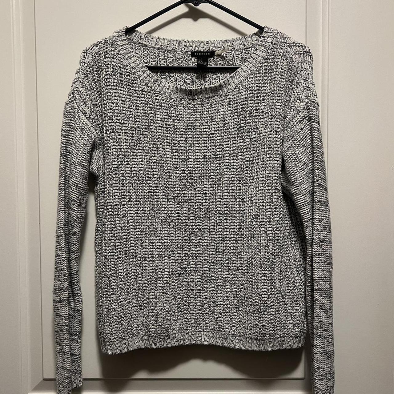 Forever 21 gray sweater super thick super. Depop