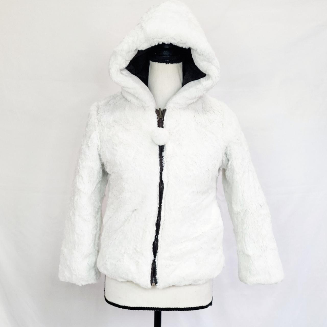 BCX Girls Reversible Fuzzy Full Zip