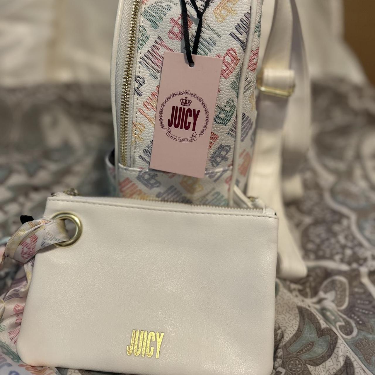 Juicy Couture 2024 Rainbow Dome Satchel & Matching Wallet