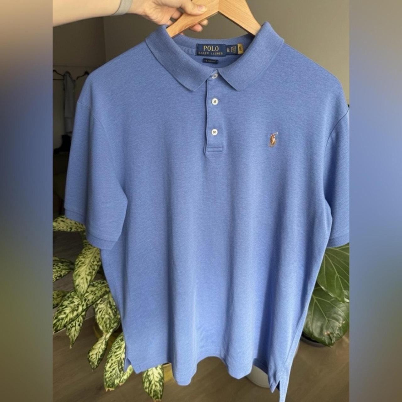 Polo Ralph Lauren Men's Polo shirt - Blue - XL – … - image 1