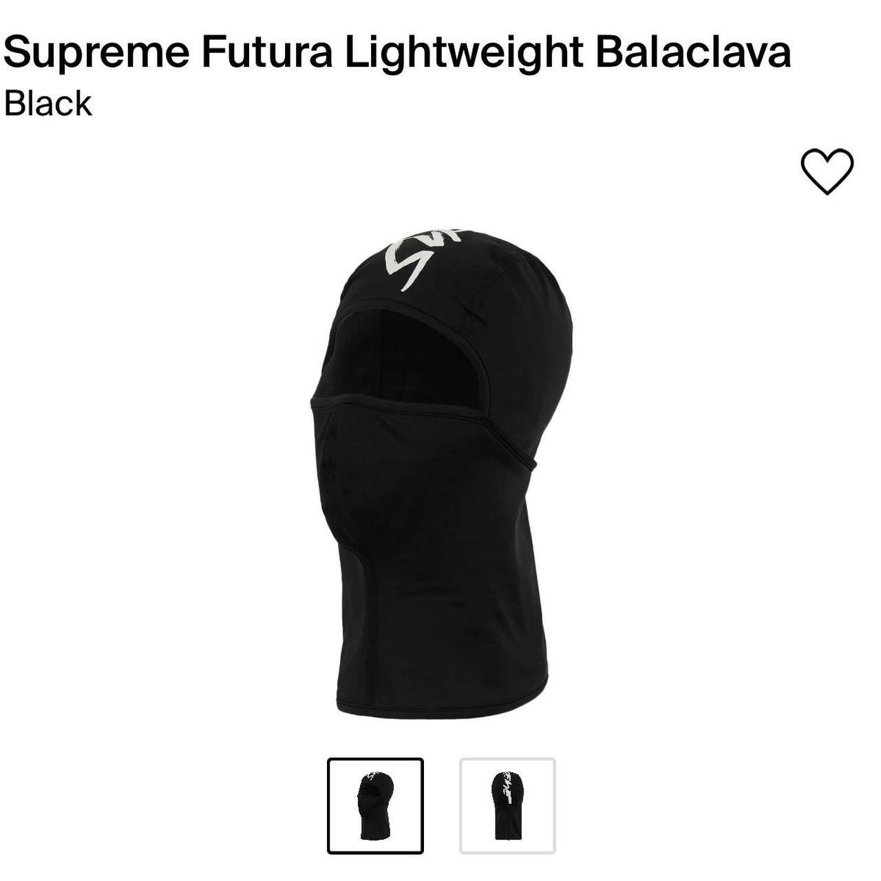 Supreme Futura Lightweight Balaclava Black - Depop