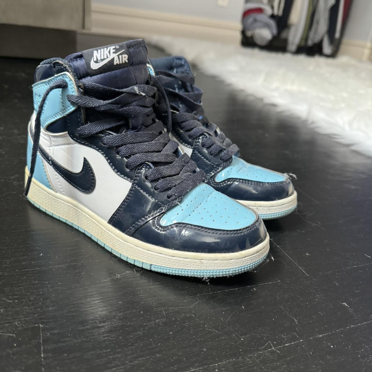 Unc jordan fashion 1 patent leather