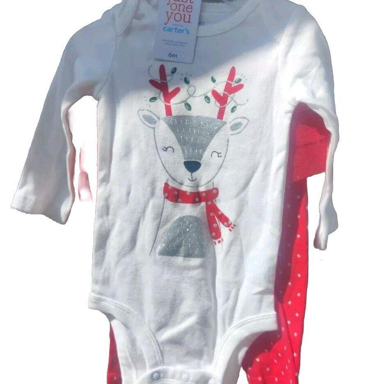 Carters Infant Girls Sparkle Reindeer Baby