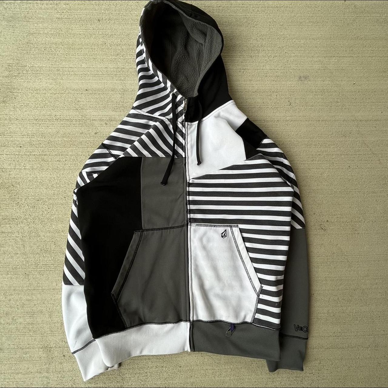 PALACE Swirl Hood Jacket Black/White - www.top4all.pl