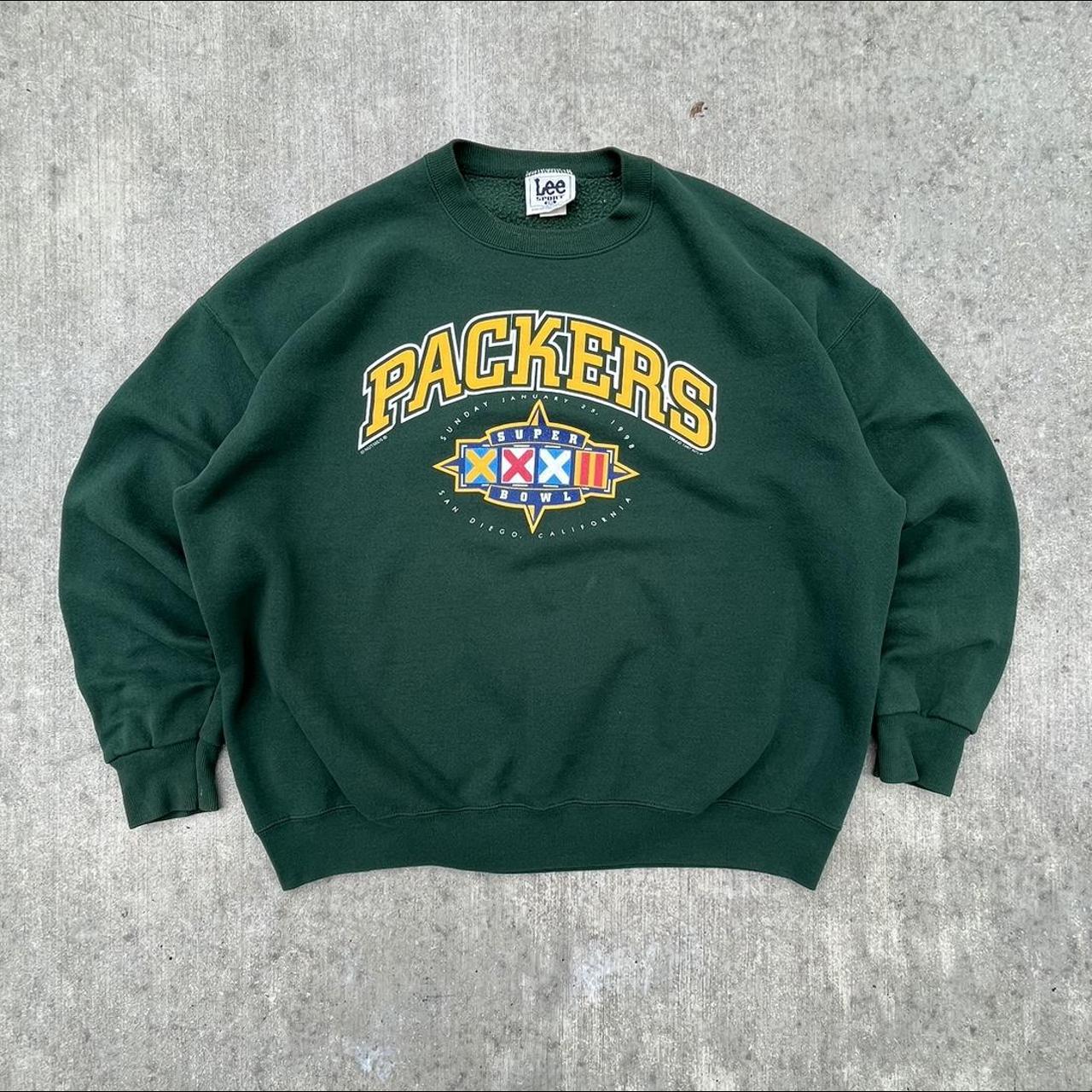 90s Vintage NFL Grey Vikings fleece Crewneck - Depop