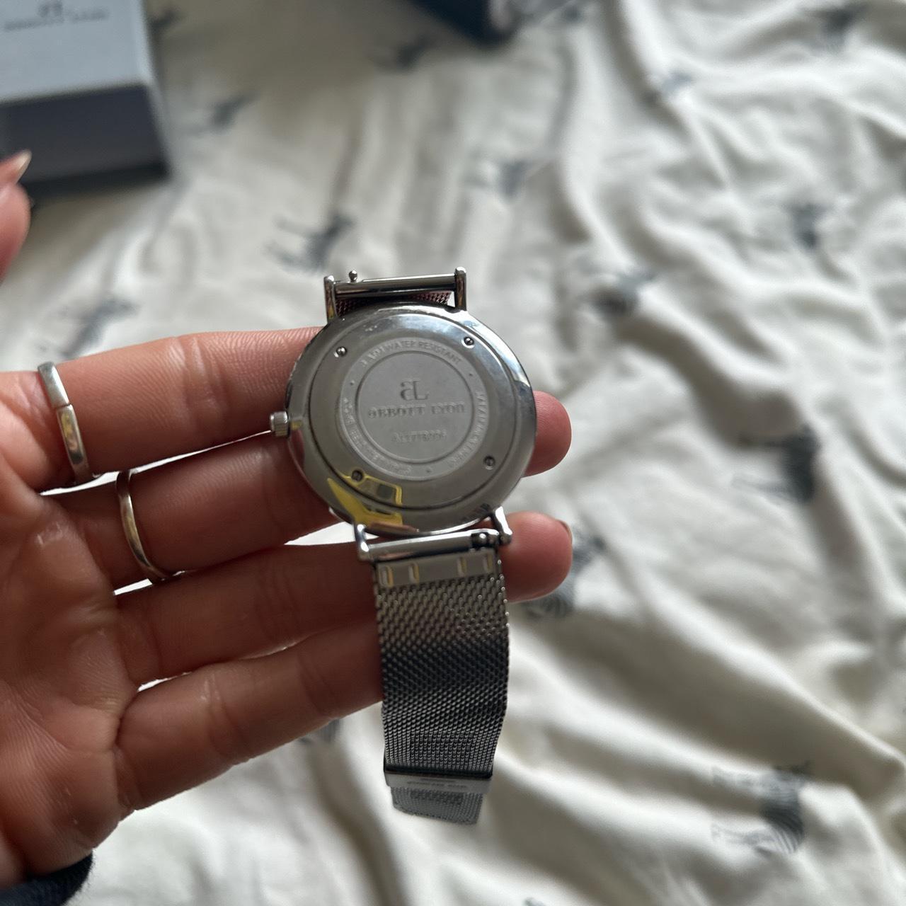 Abbott Lyon Watch with box in Silver, has an... Depop