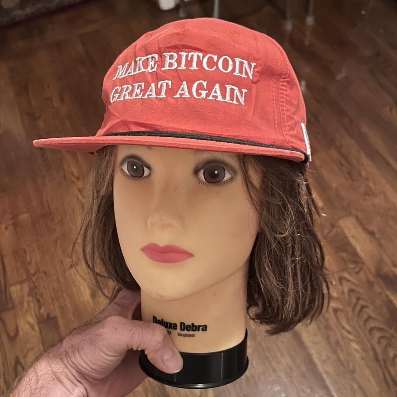 MAKE BITCOIN GREAT AGAIN HAT -great condition... | Depop
