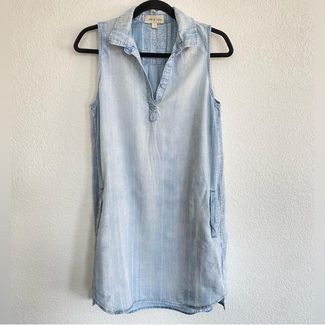 Cloth Stone Anthropologie Light Denim Depop