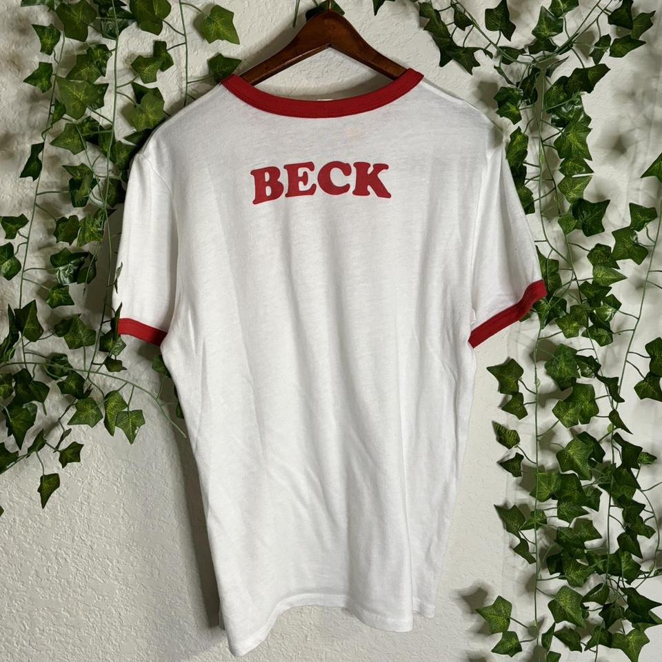 Vintage beck “loser” ringer t shirt. Single stitch - Depop