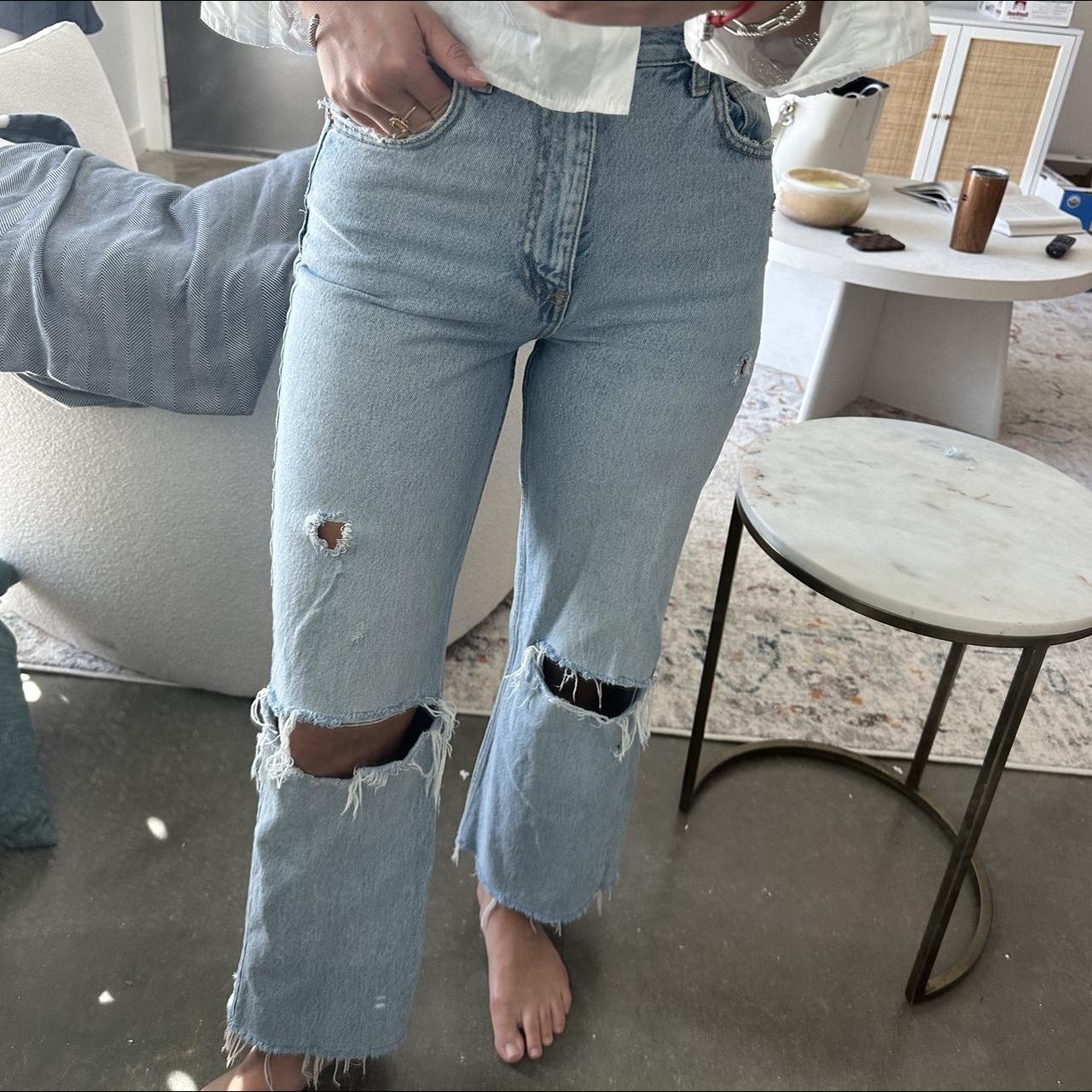 zara jeans size 4 waist