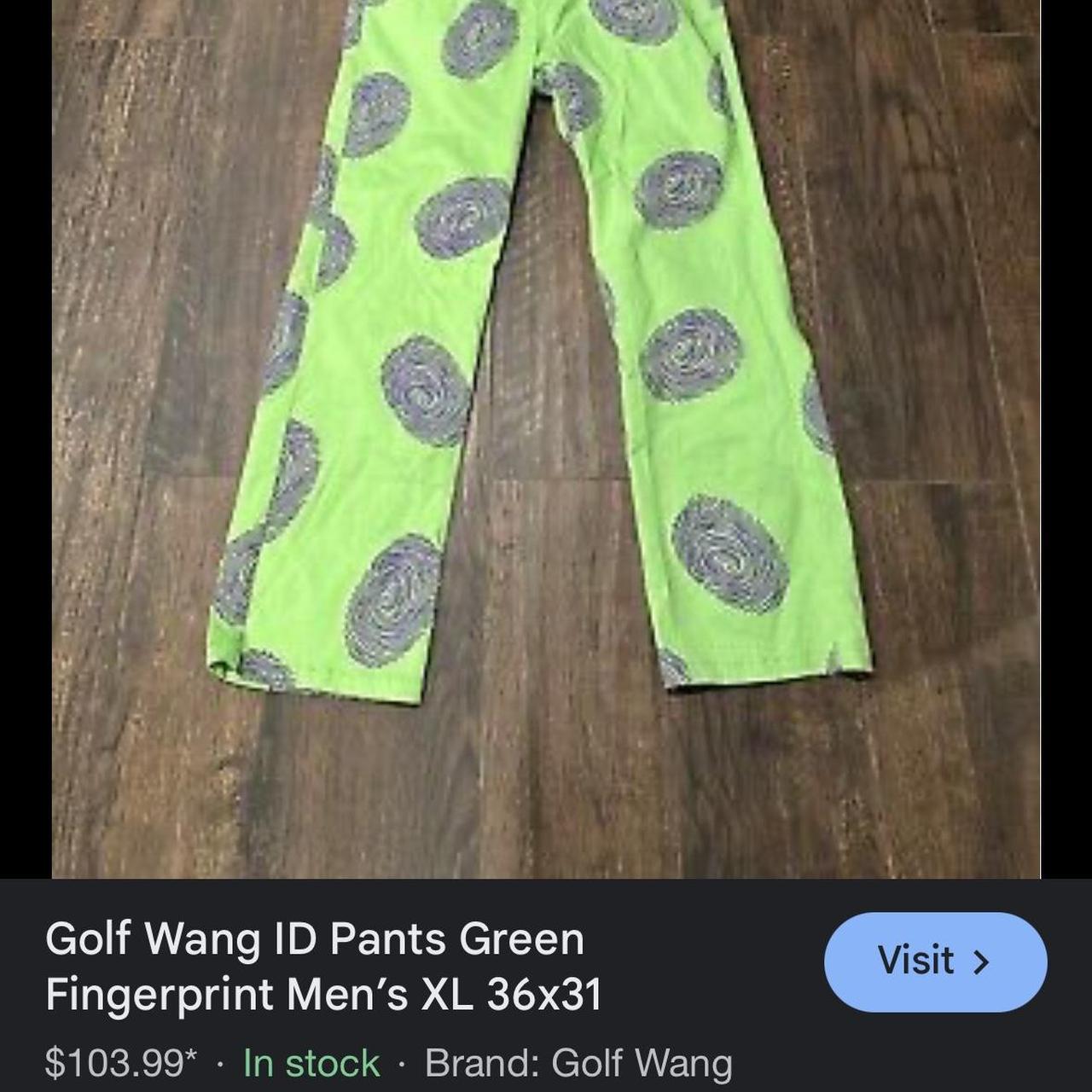 ⚡️ Golf Wang purple and green chino trousers | Depop