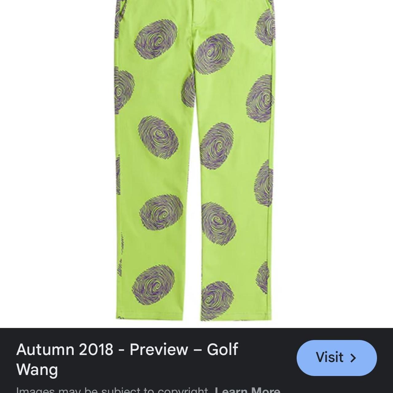 golf wang チノパン ⚡️ Golf Wang purple and green chino trousers | Depop