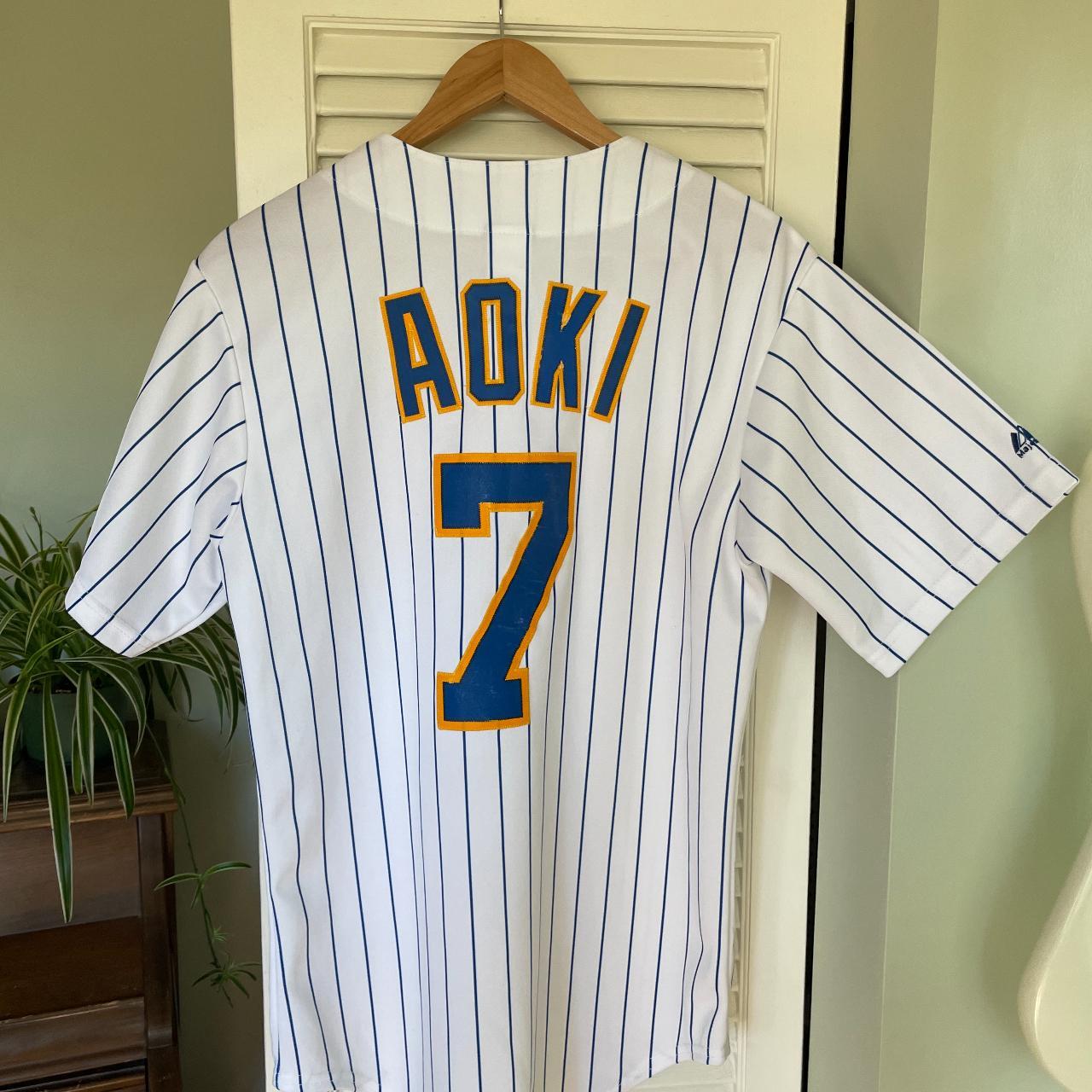 Licensed MLB Milwaukee Brewers Nori Aoki Jersey - Depop