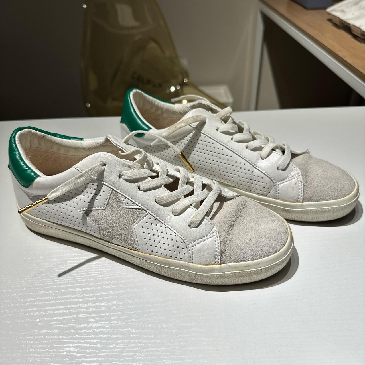 Vintage Havana Women S White And Green Trainers Depop   P0 