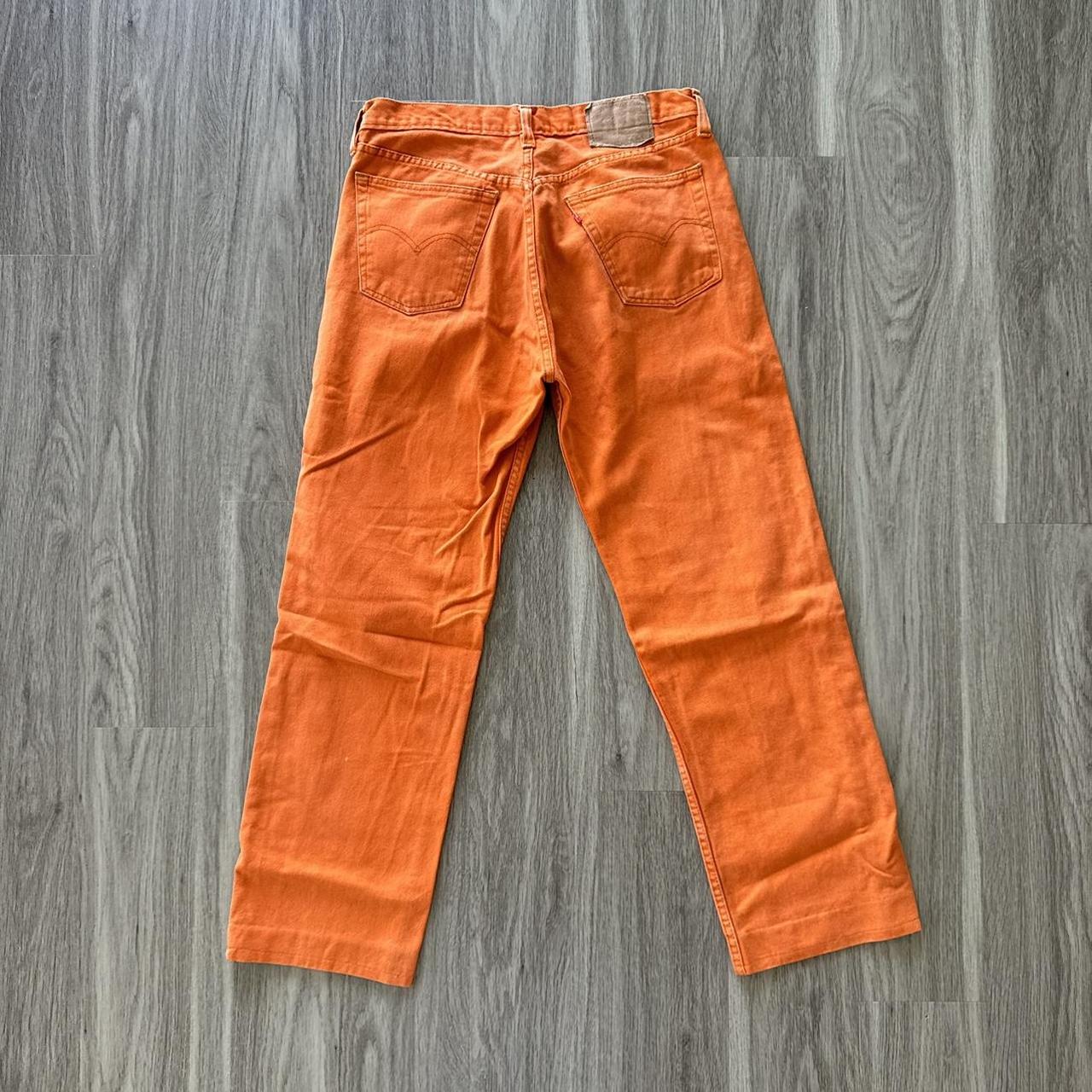 Orange 501 levis best sale