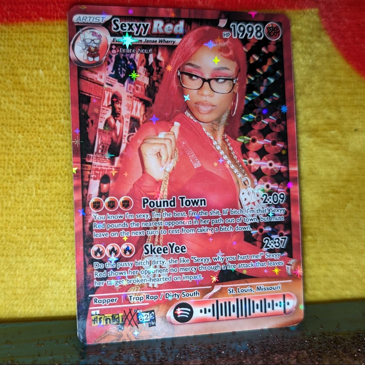 Sexyy Red Pokemon Card !!ALL PRICES FIRM, NO OFFERS... - Depop