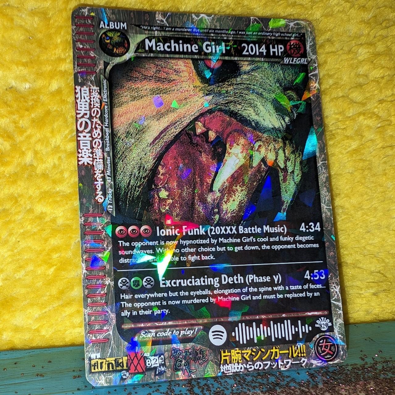 Machine Girl - 'WLFGRL' Poké Card !!ALL PRICES... - Depop