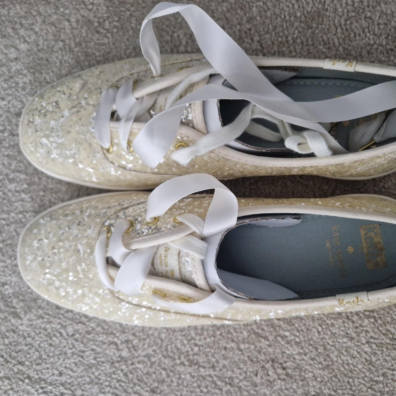 Brand new never worn Kate Spade Keds sparkly... Depop