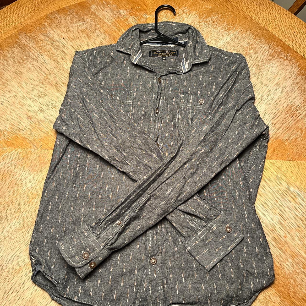 American Heritage Textiles Men's Grey and Tan Jacket (2)